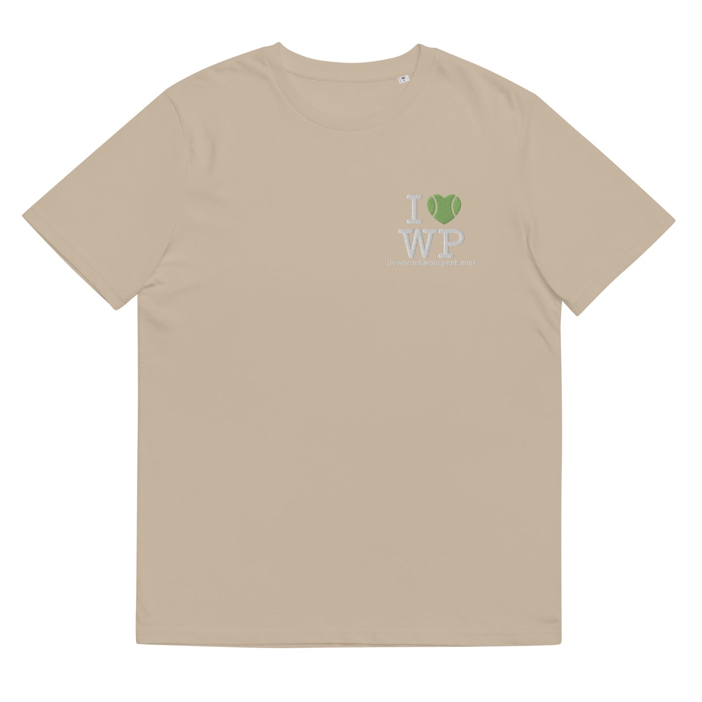 Unisex embroidered organic cotton t-shirt