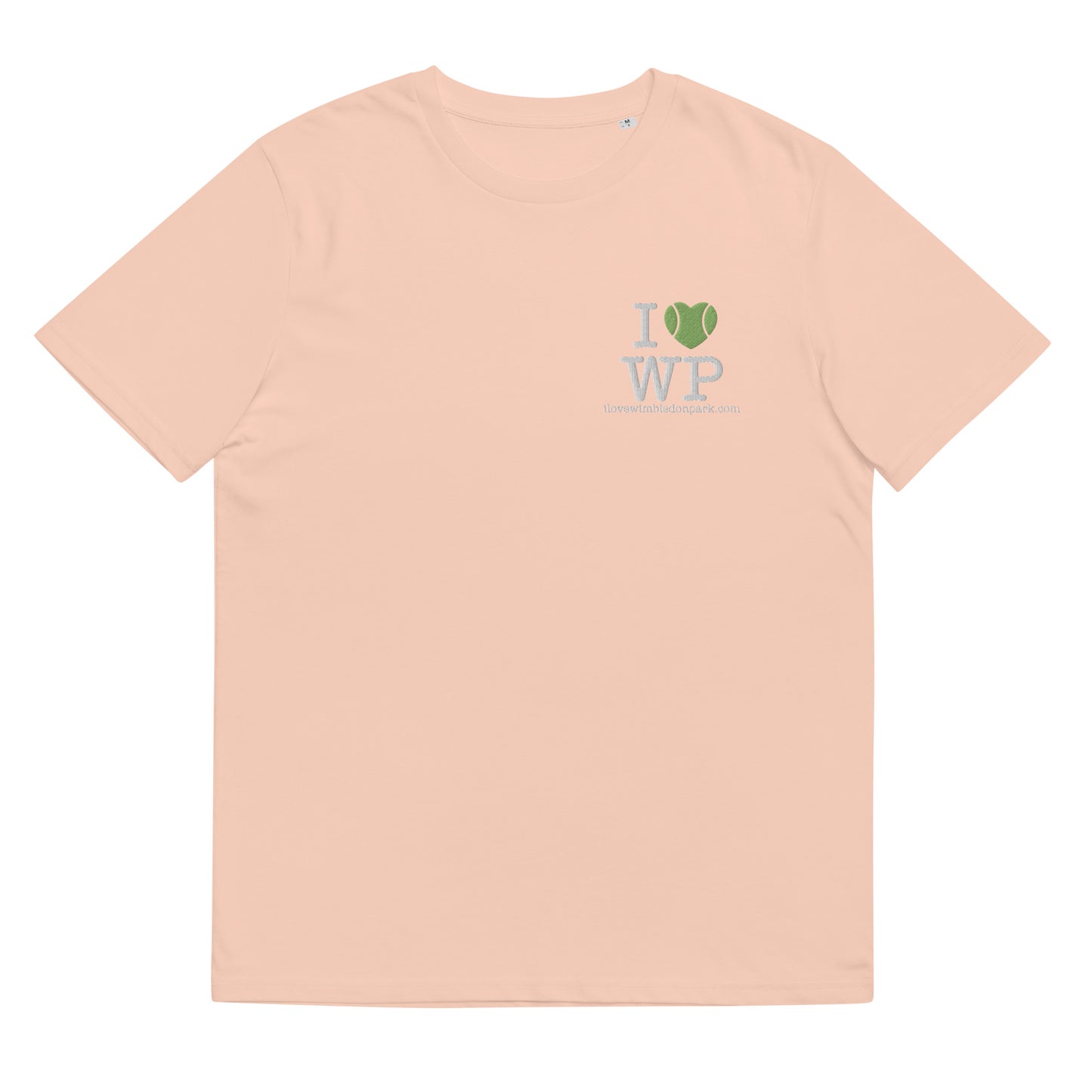 Unisex embroidered organic cotton t-shirt