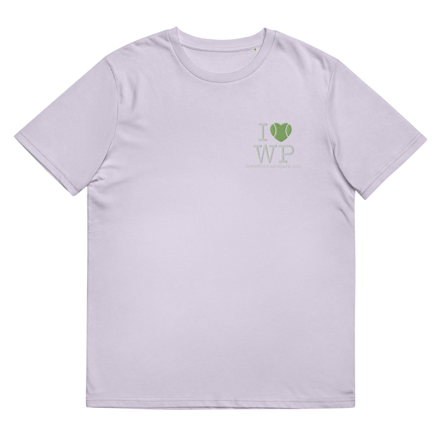 Unisex embroidered organic cotton t-shirt